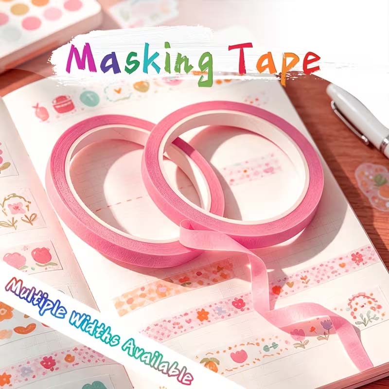 3/6Rolls Pink Fine Line Maskin - Photography Design recension och pris