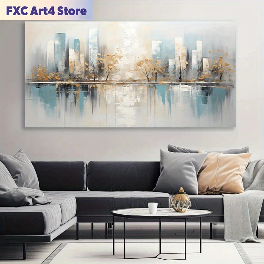 Frameless Modern Abstract Canv - Photography Geometry recension och pris