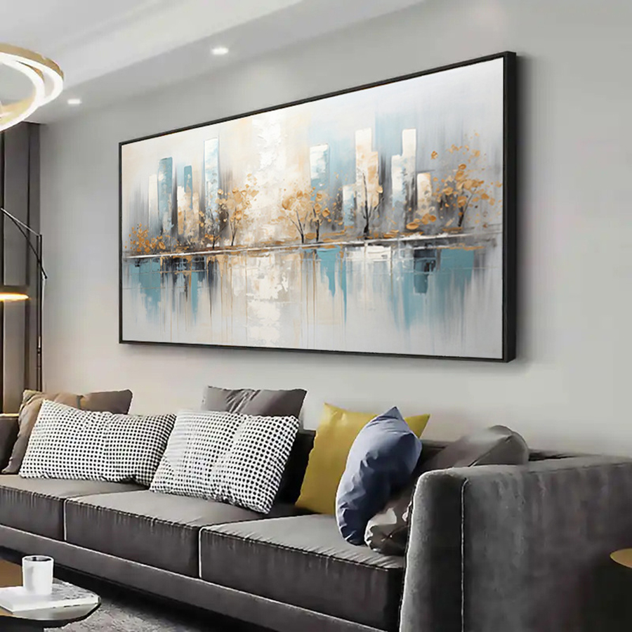 Frameless Modern Abstract Canv - Photography Geometry recension och pris