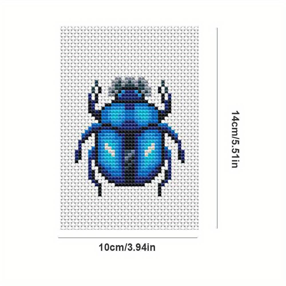 8Pcs Insect Cross Stitch Embro - Photography Geometry recension och pris