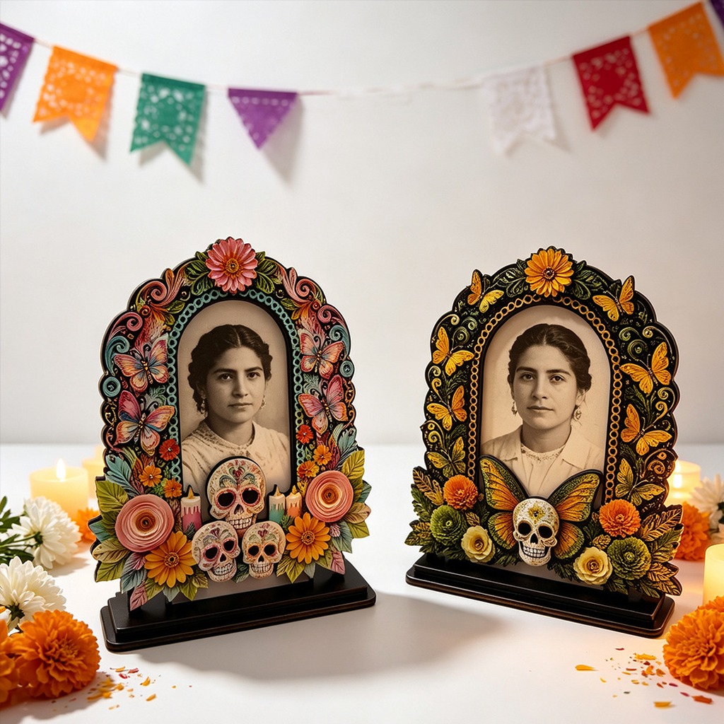 Day of the Dead Wooden Photo F - Photographic Memory recension och pris