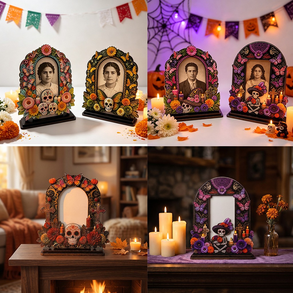 Day of the Dead Wooden Photo F - Photographic Memory recension och pris