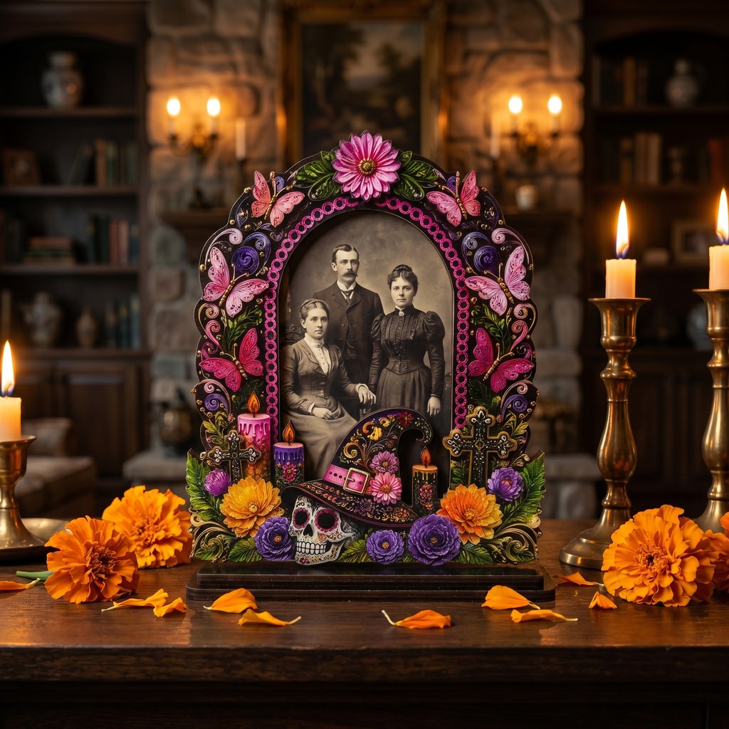 Day of the Dead Wooden Photo F - Photographic Memory recension och pris