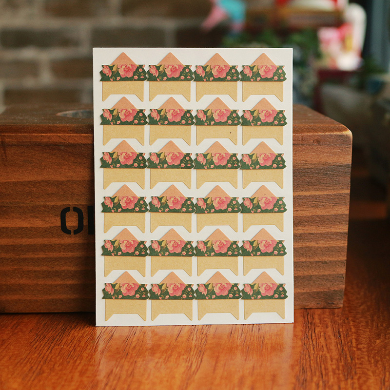96 Pcs/Lot 4 Sheets Vintage Fl - Photography Cheat Sheet recension och pris