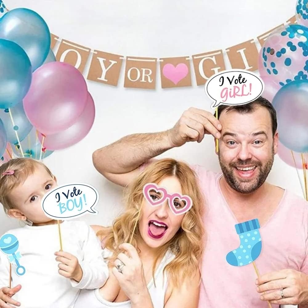 Boy or Girl Gender Reveal Phot - Photography Prompt recension och pris