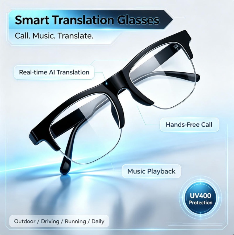 Smart Translation Glasses Real - Photography Japanese recension och pris