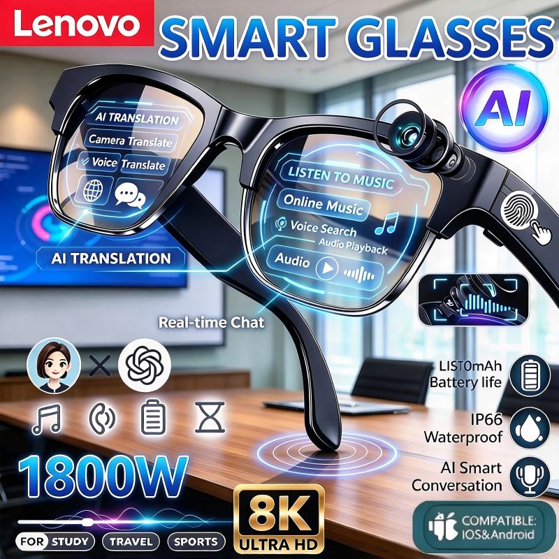 Lenovo 8K HD AI Smart Glasses  - Photography Japanese recension och pris